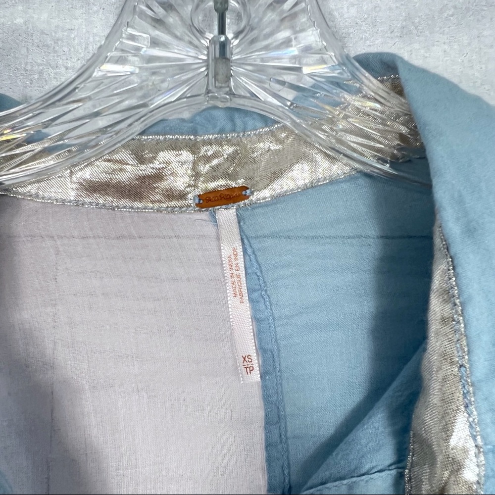 Free People Rainbow Rays Button Down - Picture 4 of 6